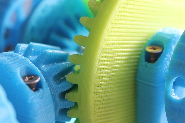 plastic gears from 3d printer